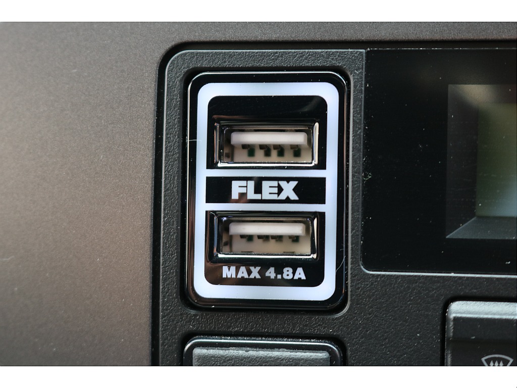 FLEX USBポート！