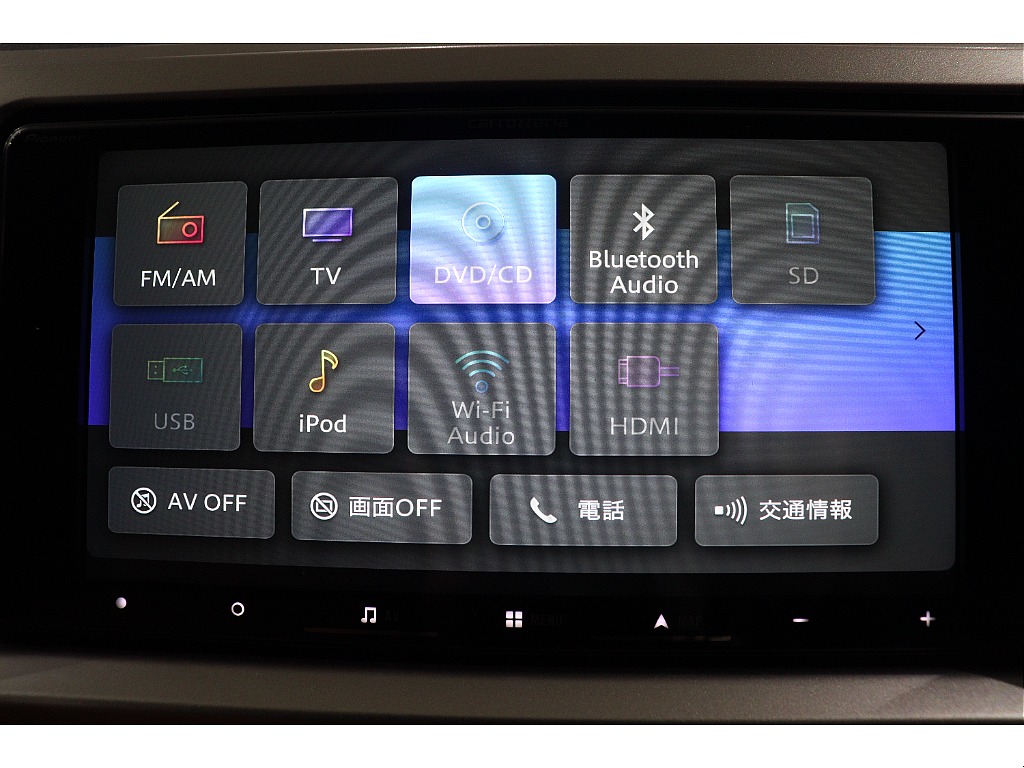 オーディオ画面