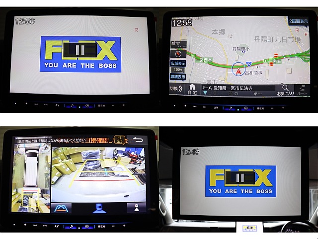 アルパインBIGX11インチナビ/アルパインフリップダウンモニター12.8インチ