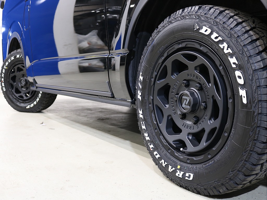 FLEXネクサストレイル16インチアルミホイール/ダンロップ グラントレックタイヤ