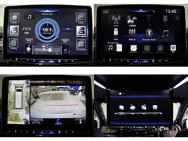 アルパインBIGX/フリップダウンモニター