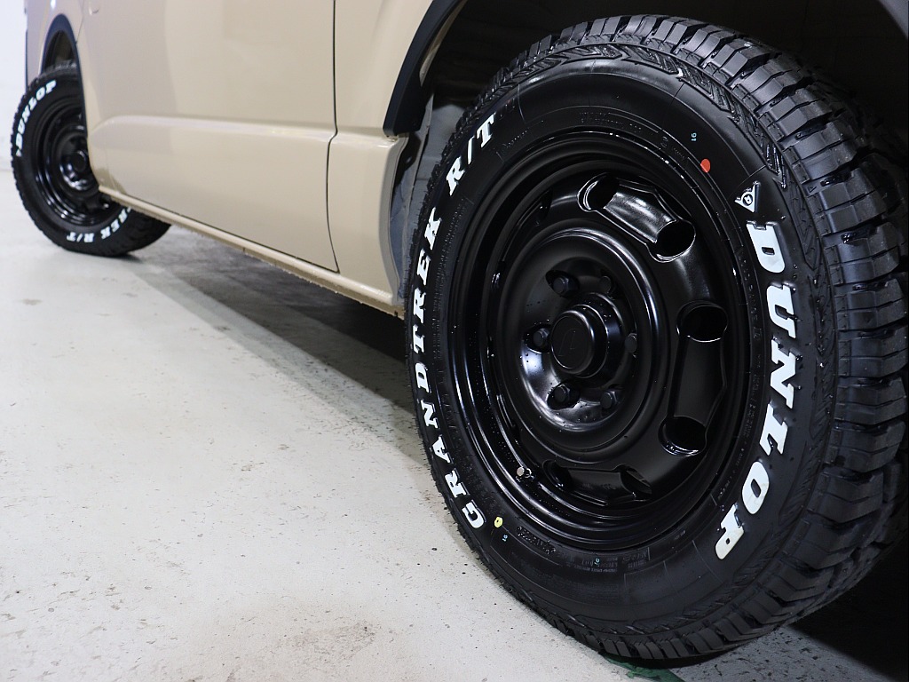 FLEX PAW 16インチアルミホイール/DUNROP グラントレック RTタイヤ