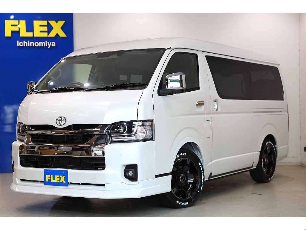 トヨタ&nbsp;ハイエース&nbsp;ワゴン2.7GLロング ミドルルーフ 4WD&nbsp;パーキングサポート&nbsp;愛知県