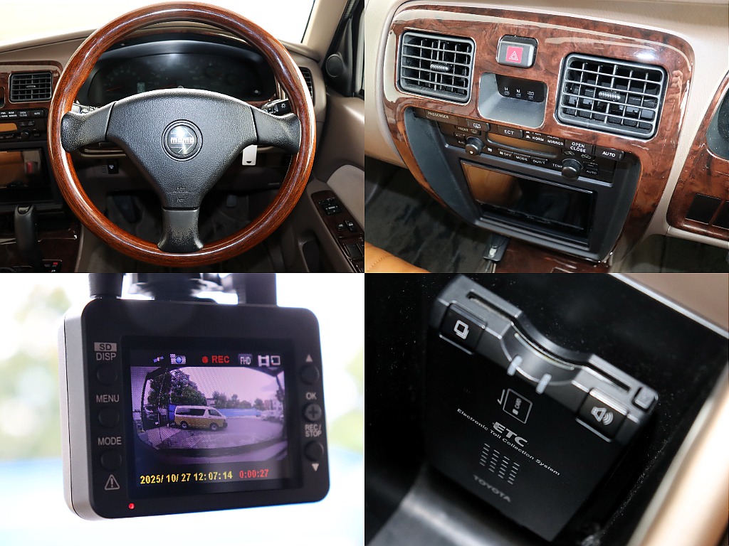 momoのウッドコンビステアリングをはじめ、ウッドパーツがふんだんに使われています！