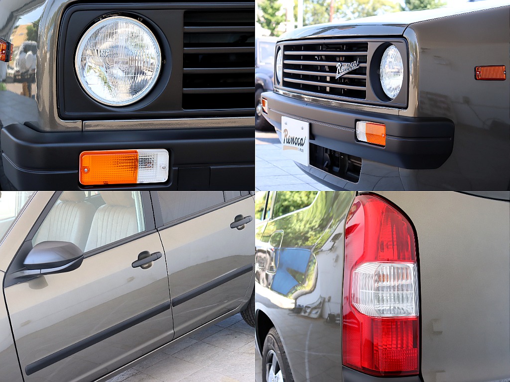 専用フロントパーツに丸目仕様。他のお車とは被らない唯一無二のお車です！