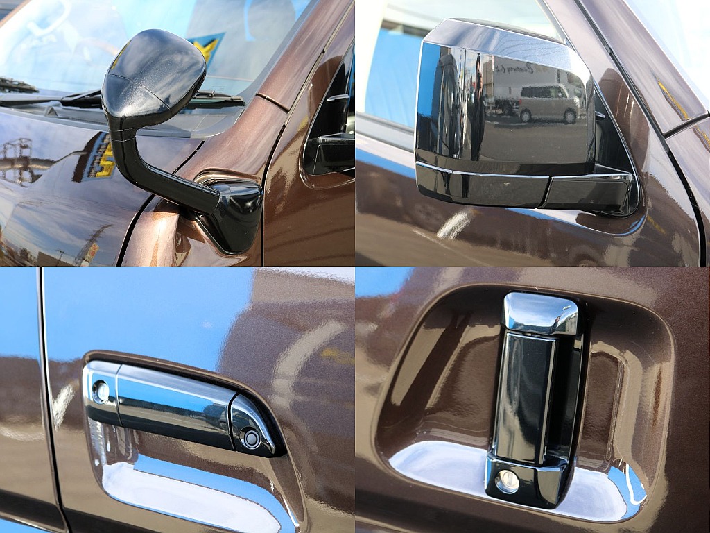 各所メッキ部分はグロスブラックで塗装済みです♪グロスブラックにすることで高級感が増します♪