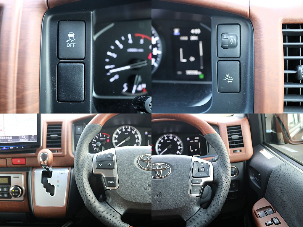 コンビステアリングは見た目もさながら握りやすいため運転も快適になります♪