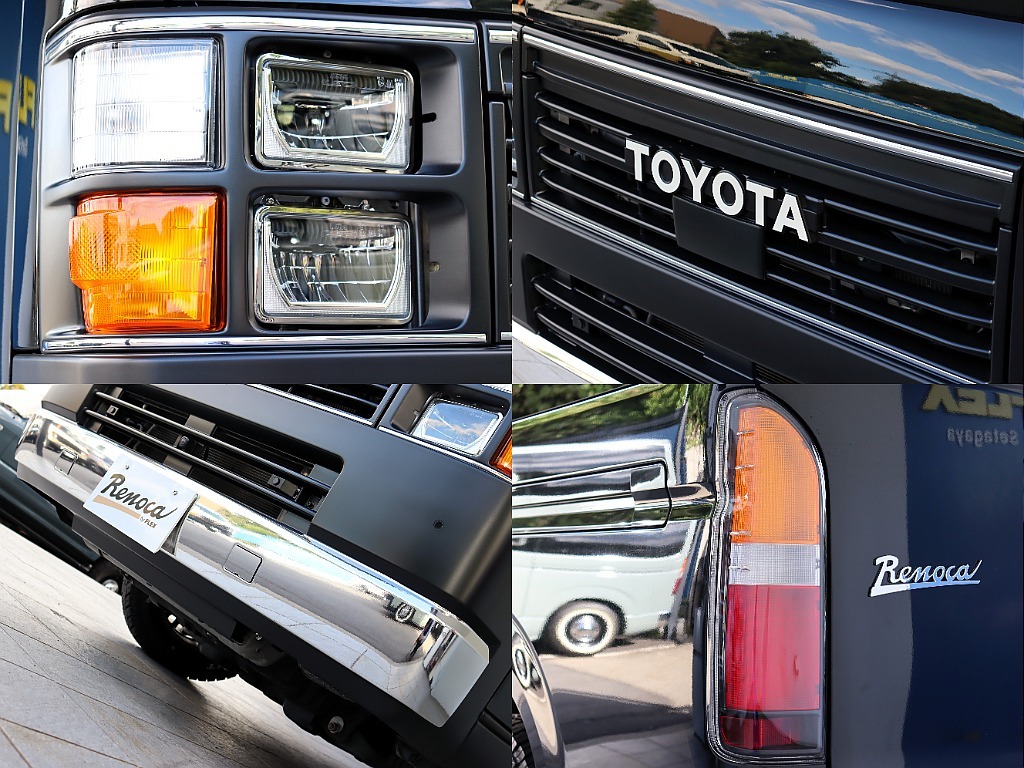 角目のヘッドライトは信頼と実績のKOITO製LEDライト！暗い夜道だって怖くない！