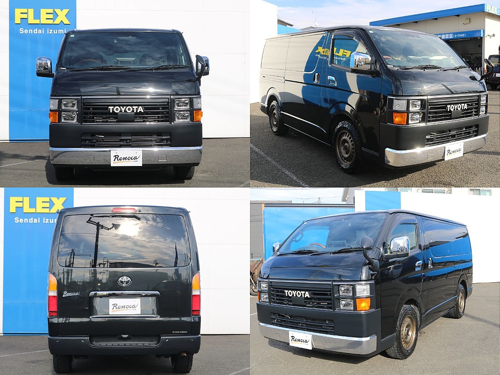 角目４灯のフロントフェイスでクラシックな見た目ですが、しっかり走るディーゼルターボの4WD！