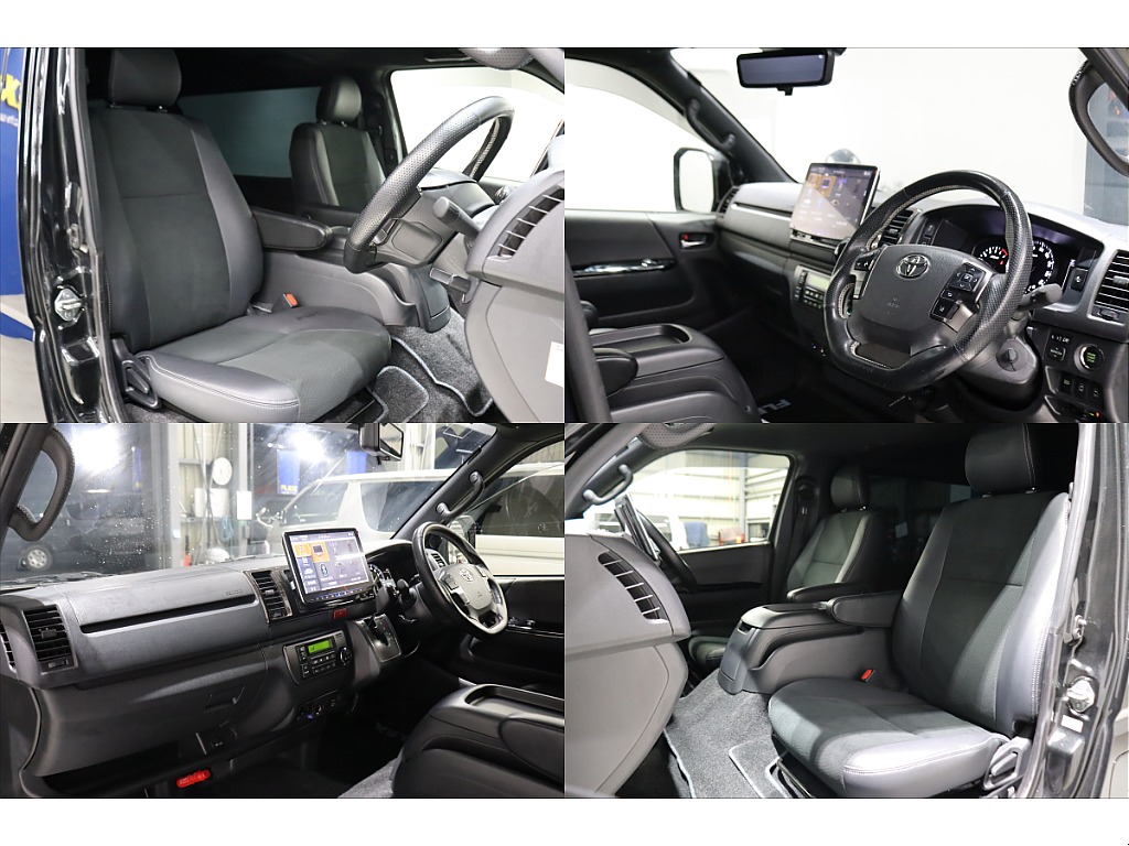 専用ハーフレザーシート！ステアリングオーディオスイッチを完備！