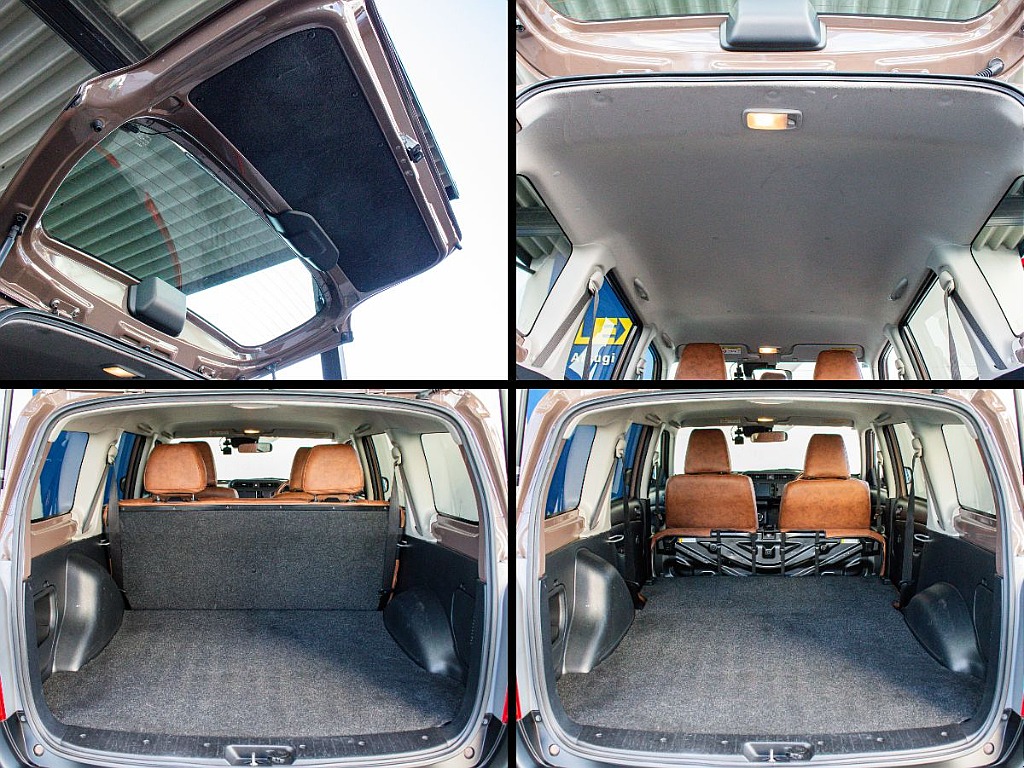 2列目シートを倒すと広い荷室空間を確保できます！