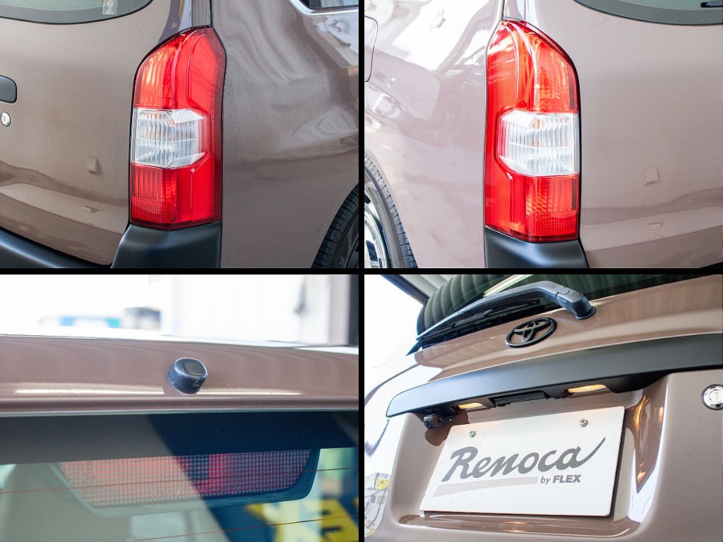 後ろもレトロなイメージになってます！