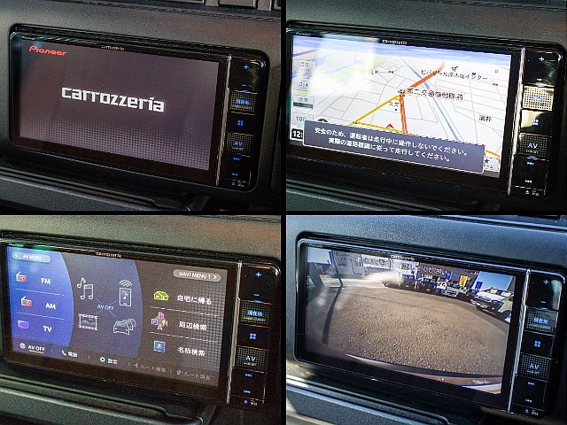 カロッツェリア製の7インチナビ装備してます！