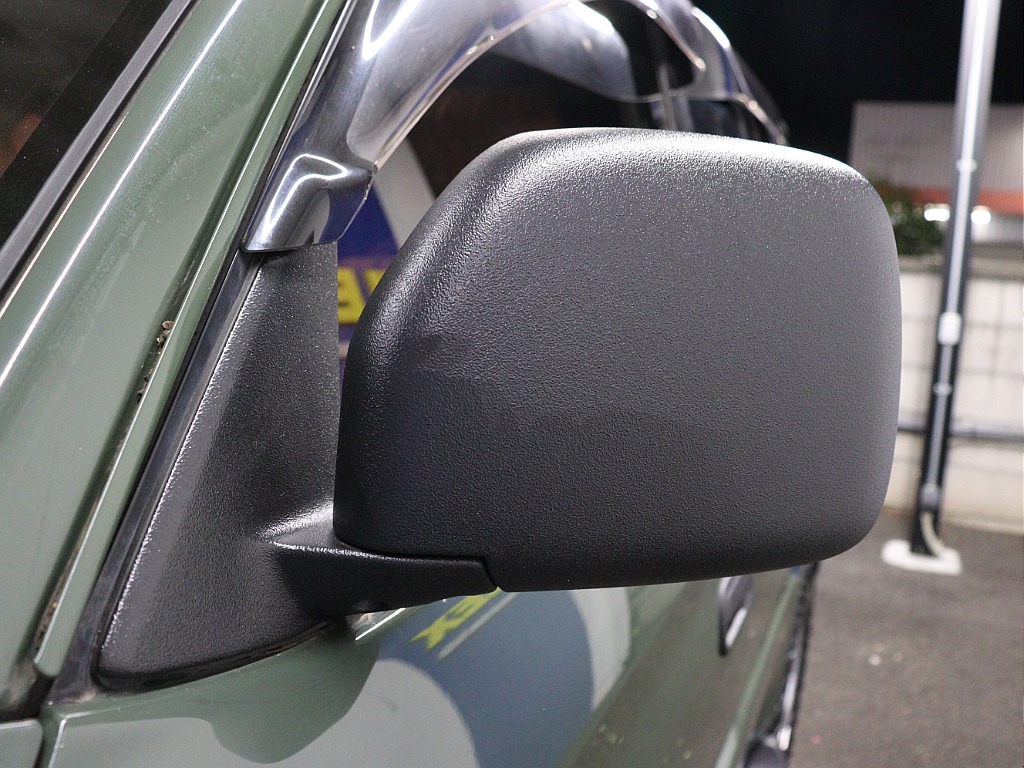 サイドミラーも新規ラプターライナー塗装！