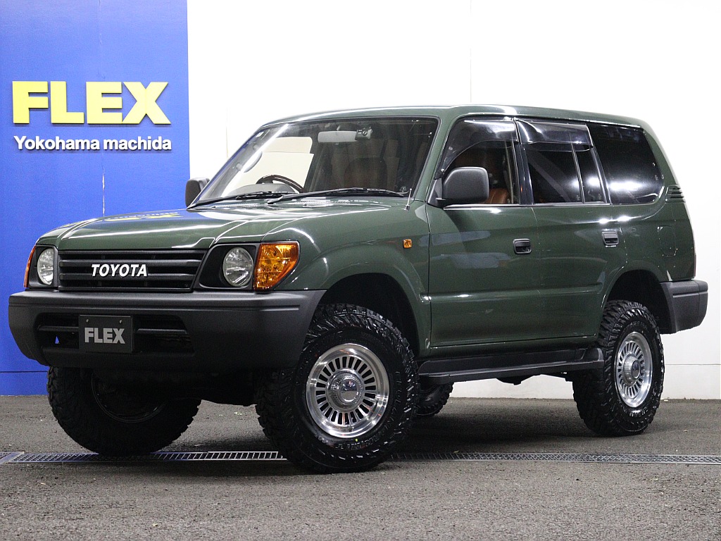 買取直販！アーミーグリーンカラーの95プラドが入庫しました！