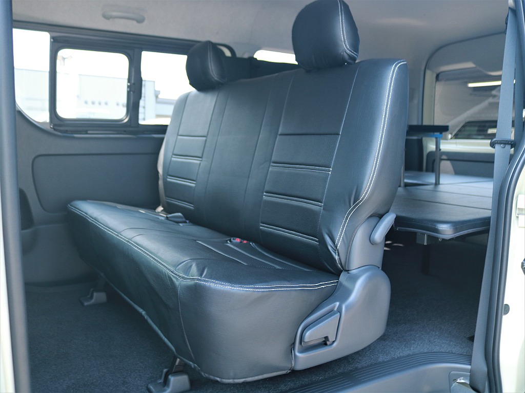 後席シートベルトも標準装備！チャイルドシートのお取り付けも可能です。