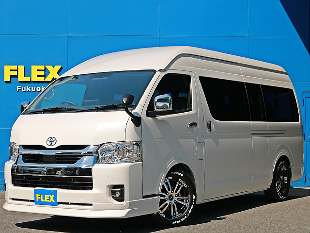 ☆新車☆グランドキャビンをベースにFLEXアイテムを中心にカスタムパッケージ！　広々車内で旅行や送迎に大活躍！　全国的に希少な最新型グランドキャビンにつき売り切れ御免！　全国陸送納車OK！