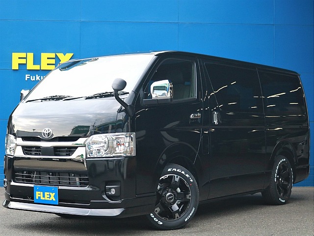 ☆7型新車☆　ハイエースV標準ボディをベースにFLEXライトカスタムパッケージ！　新車カスタムハイエースをロープライスでご提供！　全国陸送納車可能！