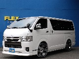 トヨタ ハイエースバン 5D2.0スーパーGLダークプライムⅡロング FLEXカスタムPKG 福岡県