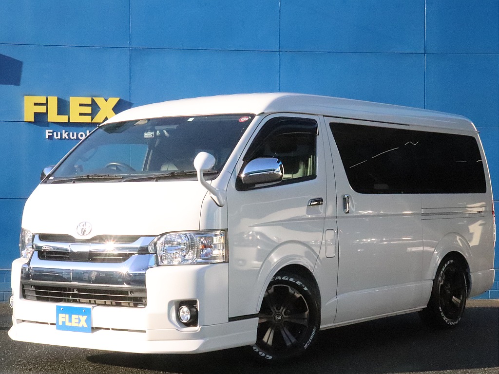 トヨタ ハイエース ワゴン2.7GLロング ミドルルーフ ☆厳選中古車☆FLEX Ver2 福岡県