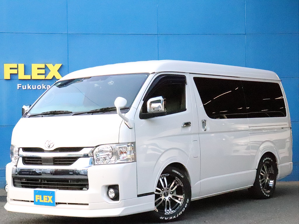 トヨタ ハイエース ワゴン2.7GLロング ミドルルーフ ☆厳選中古車☆FLEX Ver1.5 福岡県