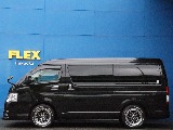 トヨタ ハイエース ワゴン2.7GLロング ミドルルーフ 【FLEX Ver1】室内新品施工 福岡県の詳細画像 その3