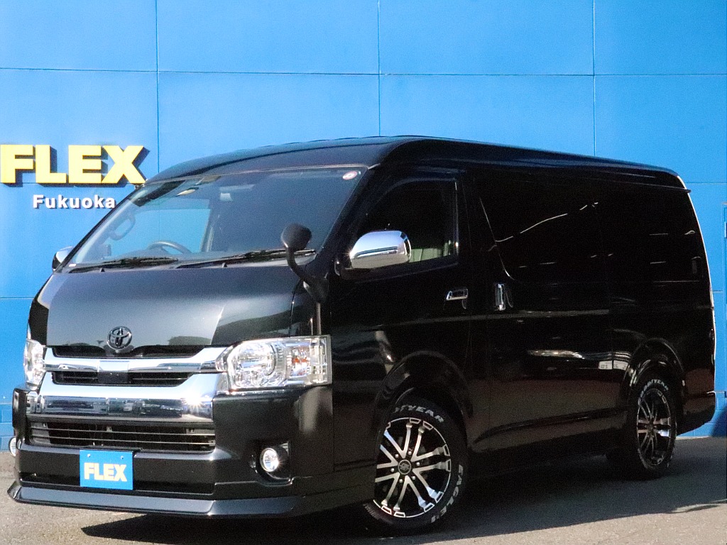 トヨタ ハイエース ワゴン2.7GLロング ミドルルーフ ☆新品内装架装☆FLEX Ver1 福岡県