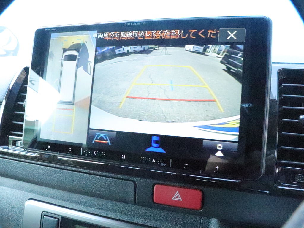 パノラミックビューモニターで駐車時も安心です♪