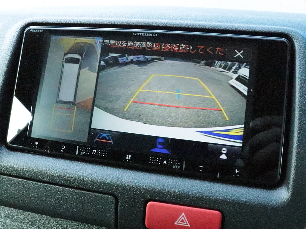 パノラミックビューモニター、バックカメラ完備で駐車時も安心です♪