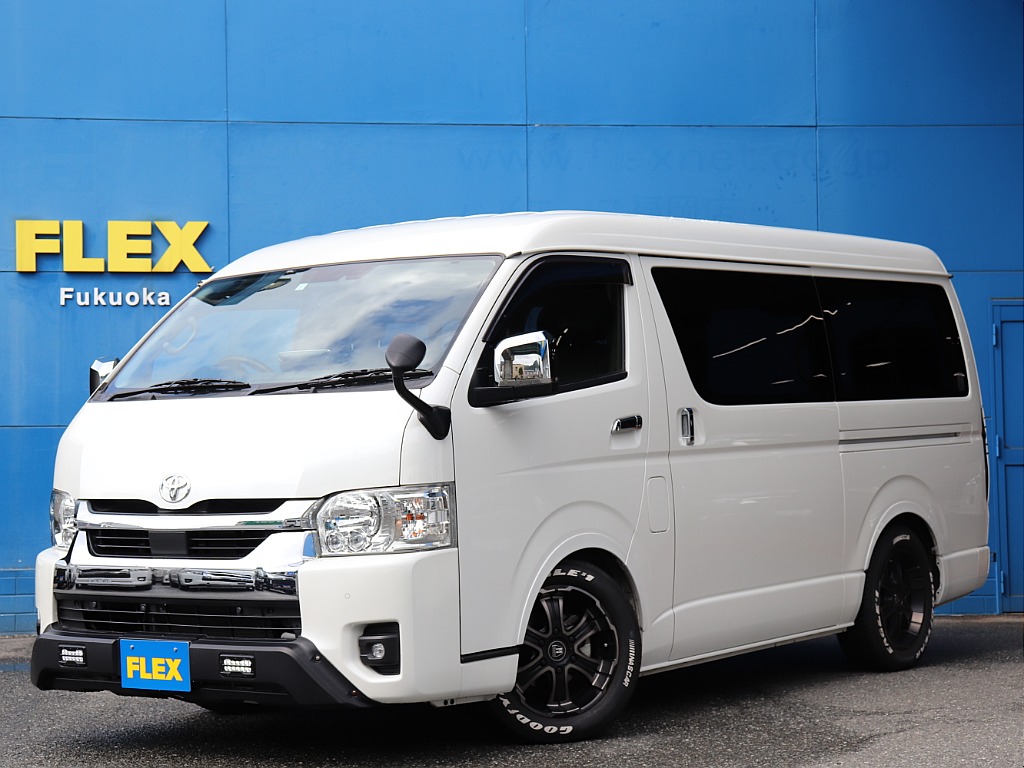 R5年ハイエースワゴンGL　FLEXオリジナルシートアレンジVer1！オフロード仕様車が福岡店に入庫しました！！