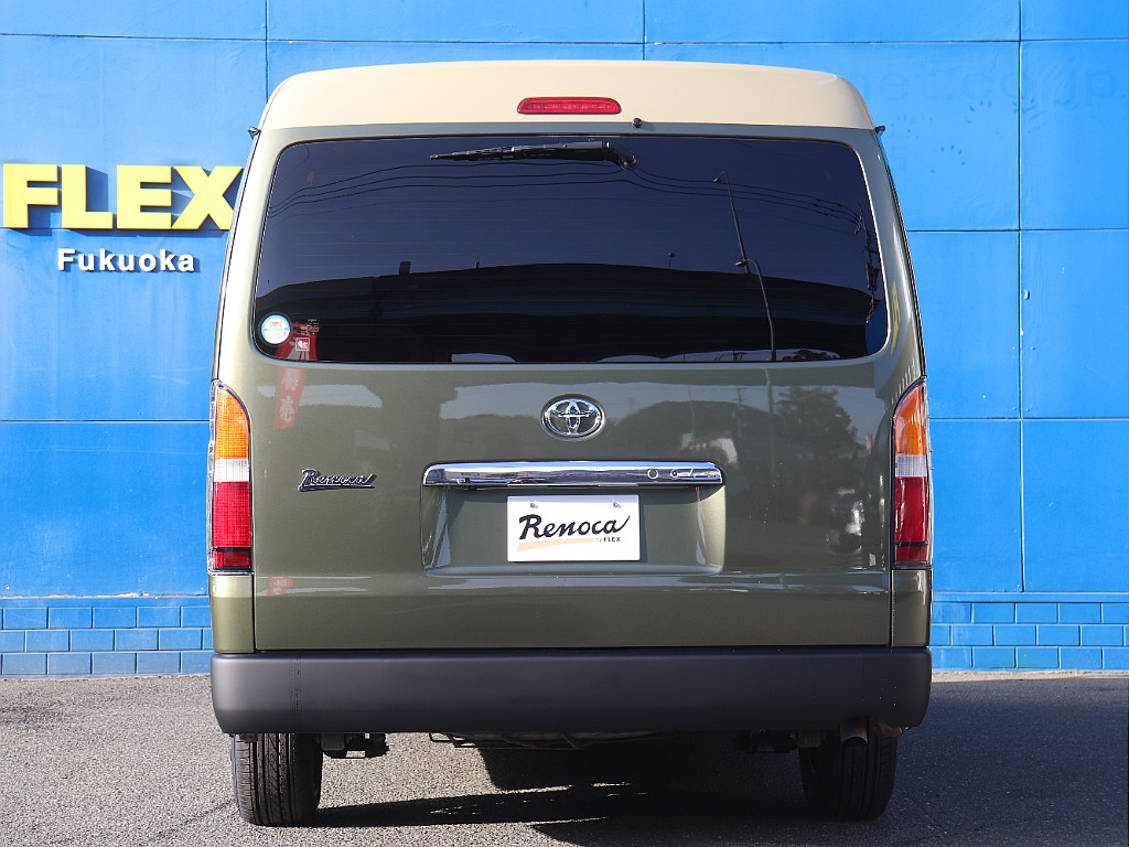 ハイエースの事なら専門店のフレックス福岡店へ！　現金を減らしにくいローン購入や、経費が使える法人様にぴったりのリースなどハイエースライフを始めるお手伝いをいたします！