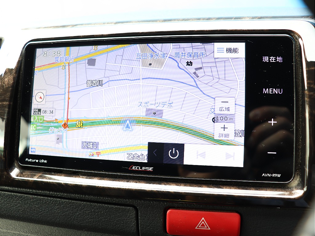 イクリプス7型SDナビ(AVN-R9W)搭載