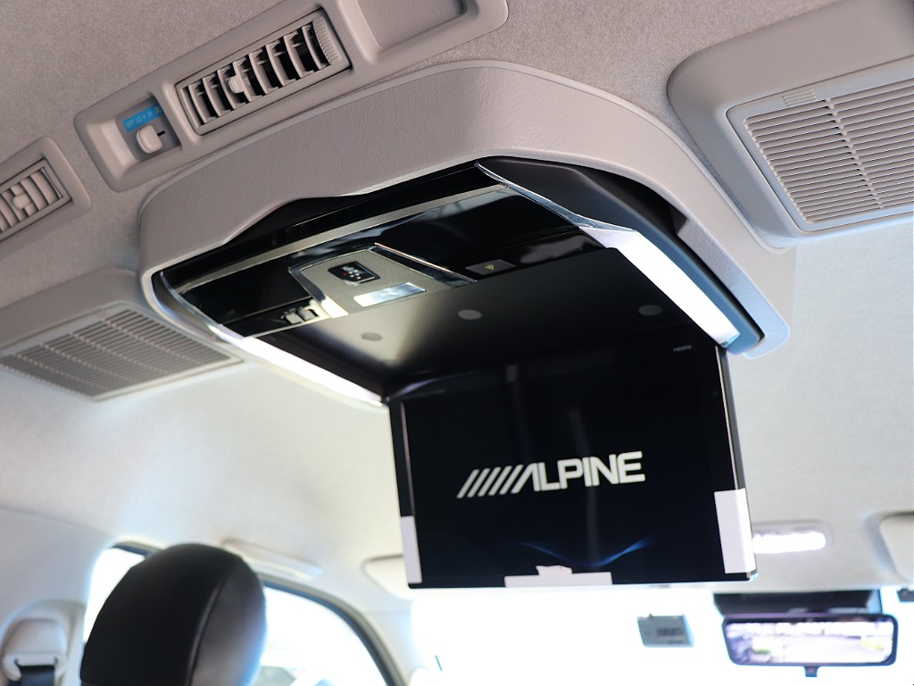 アルパイン12.8型フリップダウンモニター