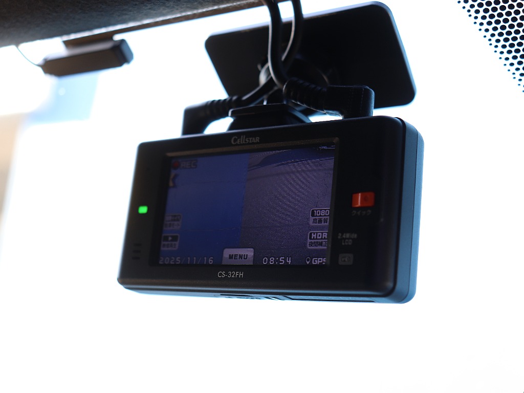 ドライブレコーダー完備！