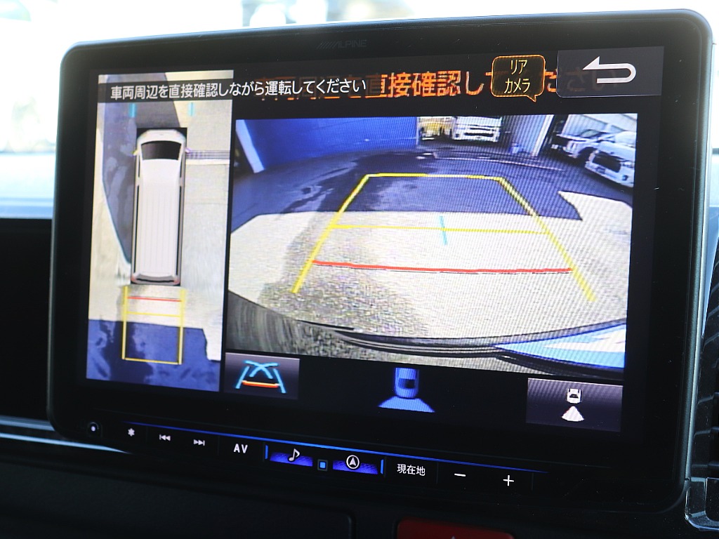 パノラミックビューモニターは駐車時のサポートをしてくれます♪