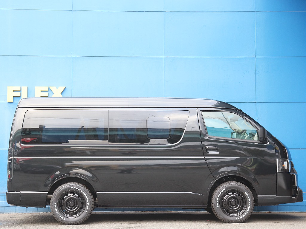 ハイエースの事なら専門店のフレックス福岡店へ！　現金を減らしにくいローン購入や、経費が使える法人様にぴったりのリースなどハイエースライフを始めるお手伝いを致します！