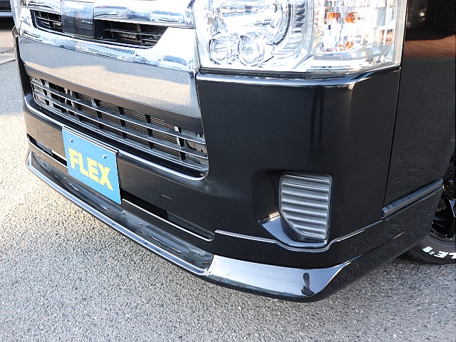 エクステリアには、デルフィーノフロントリップを装着しスタイリッシュなフェイスラインに！