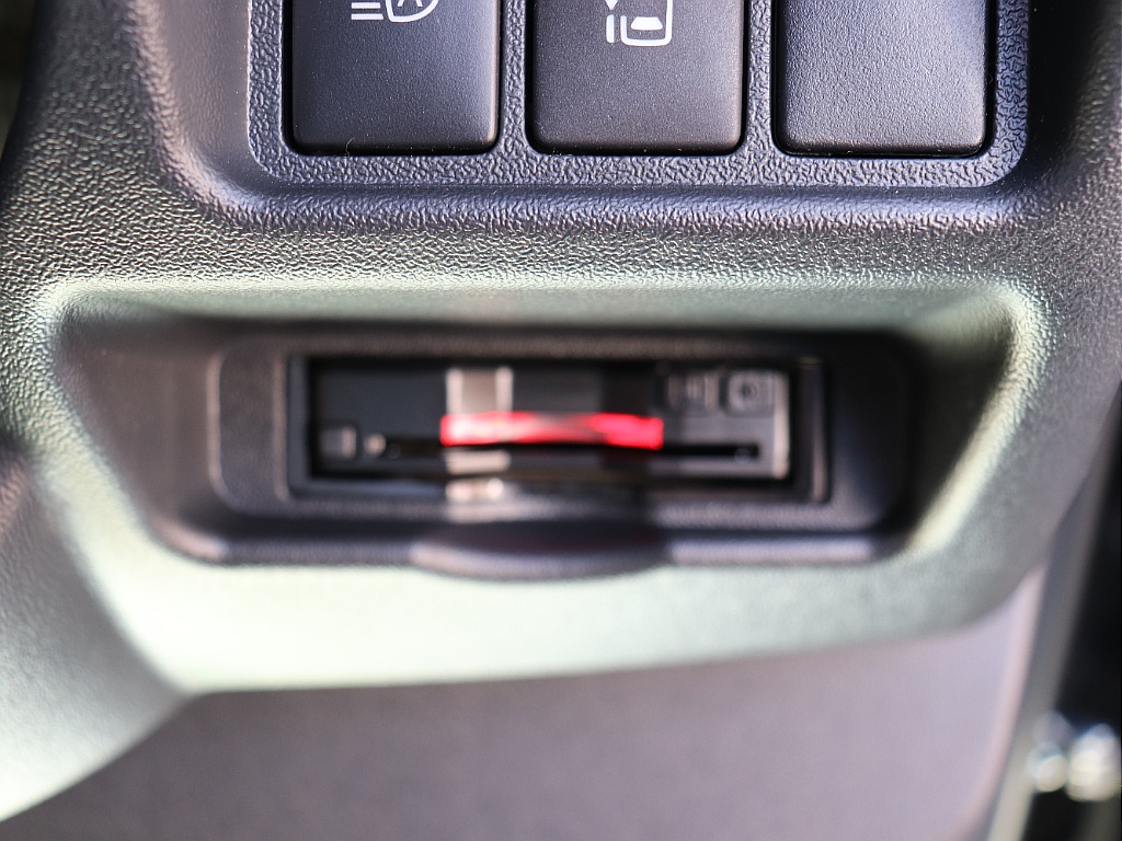 ハイウェイドライブの必需品ビルトインETC完備