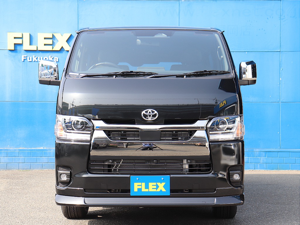 ハイエースの事なら専門店のフレックス福岡店へ！　現金を減らしにくいローン購入や、経費が使える法人様にぴったりのリースなどハイエースライフを始めるお手伝いをいたします！