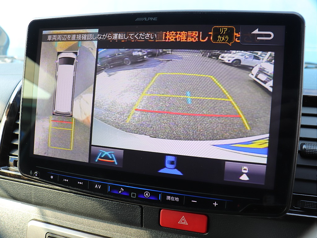ALPINE　BIGX！バックカメラで駐車時も安心♪