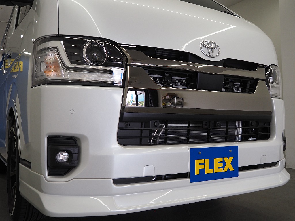 【9型　新古車/ハイエースバン/DARKPRIMEⅡ/2.8?】FLEXオリジナルカスタム！新古車が電撃入庫【全国納車可能】
