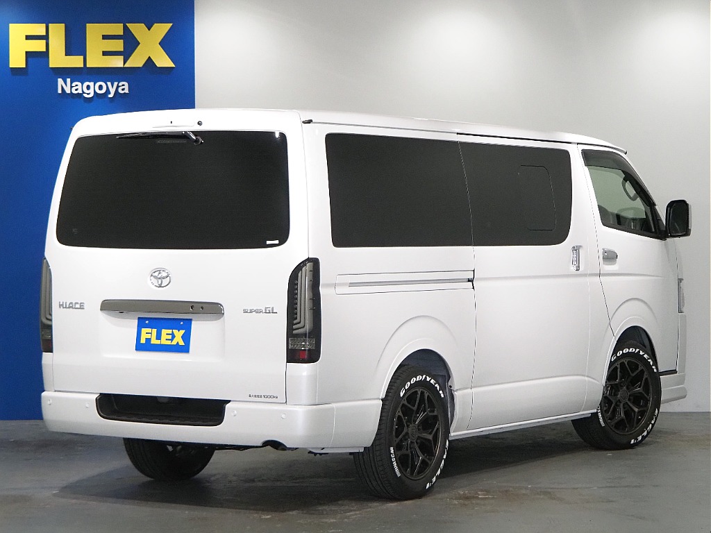 【9型　新古車/ハイエースバン/DARKPRIMEⅡ/2.8?】FLEXオリジナルカスタム！新古車が電撃入庫【全国納車可能】