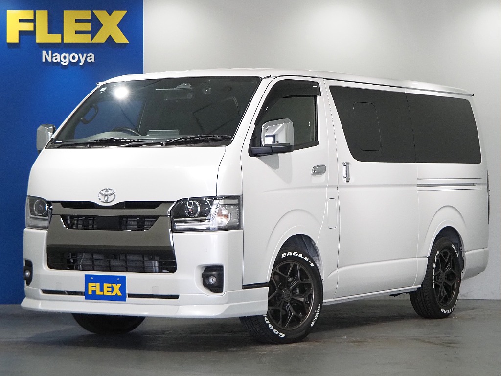【9型　新古車/ハイエースバン/DARKPRIMEⅡ/2.8?】FLEXオリジナルカスタム！新古車が電撃入庫【全国納車可能】
