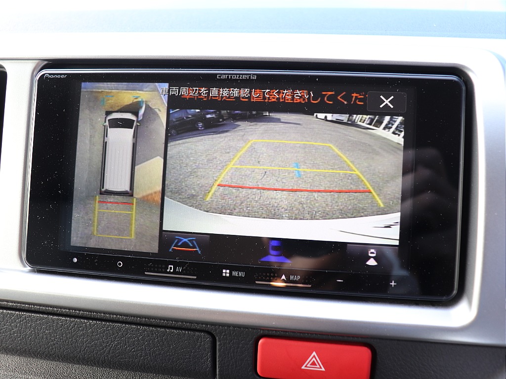 パノラミックビューモニターで駐車時も安心！