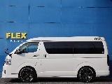 ハイエースの事なら専門店のフレックス福岡店へ！　現金を減らしにくいローン購入や、経費が使える法人様にぴったりのリースなどハイエースライフを始めるお手伝いをいたします！