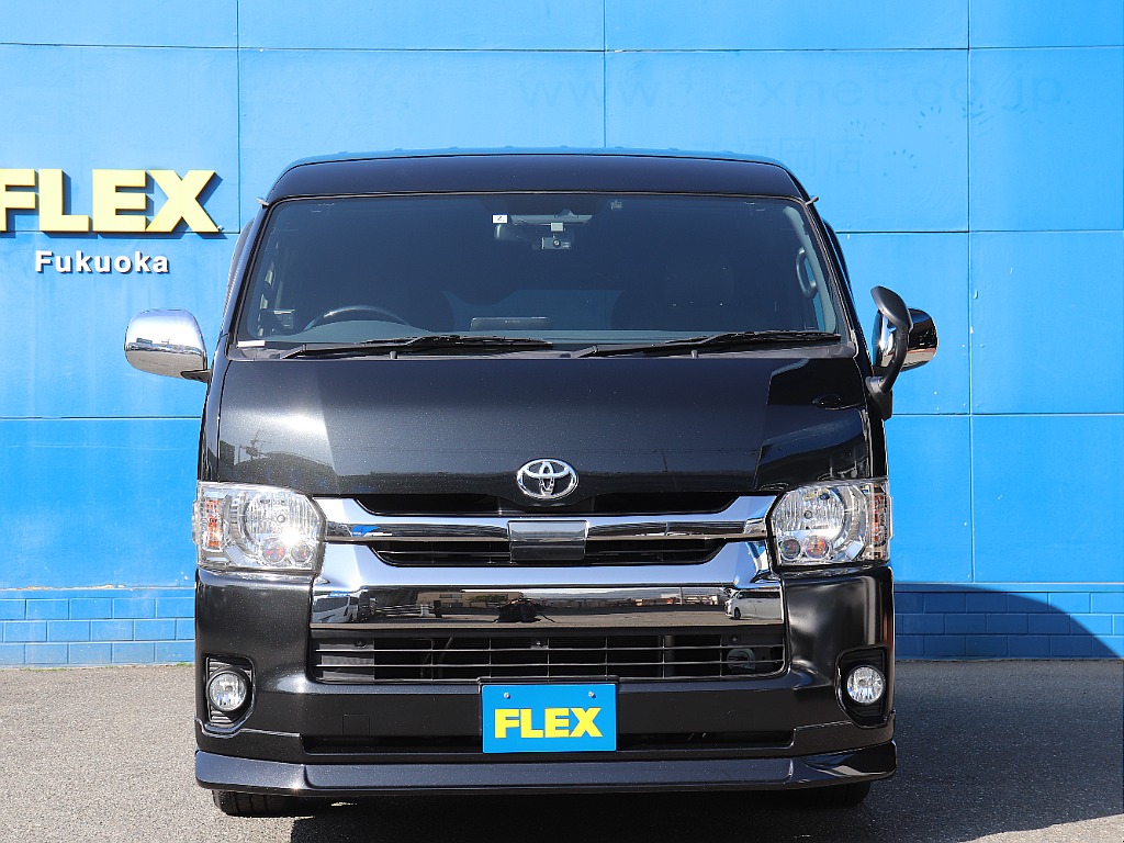 ハイエースの事なら専門店のフレックス福岡店へ！　現金を減らしにくいローン購入や、経費が使える法人様にぴったりのリースなどハイエースライフを始めるお手伝いをいたします！