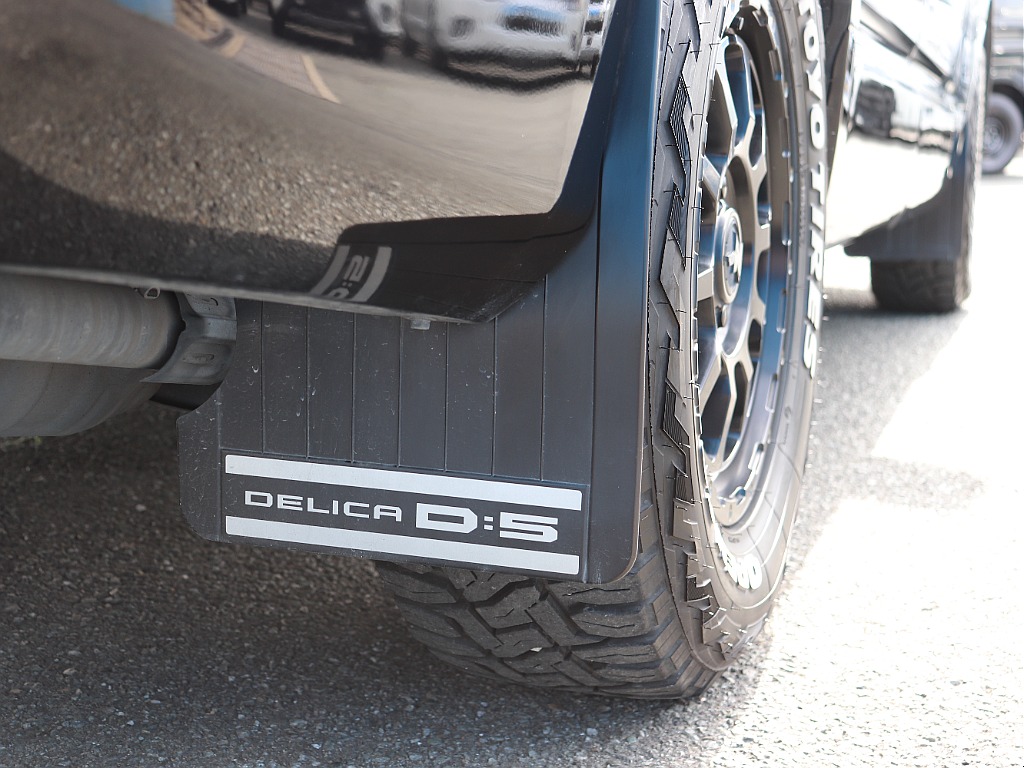 マットフラップ装着で、泥避けはもちろんオフロード感もアップ↑↑