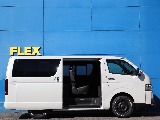 ハイエースの事なら専門店のフレックス福岡店へ！　現金を減らしにくいローン購入や、経費が使える法人様にぴったりのリースなどハイエースライフを始めるお手伝いをいたします！