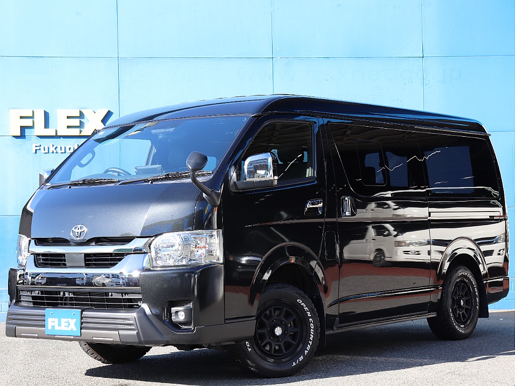 トヨタ&nbsp;ハイエースバン&nbsp;5D2.7スーパーGL DプライムⅡワイドL 4WD&nbsp;ワイドVer4D/P エレコ搭載&nbsp;福岡県