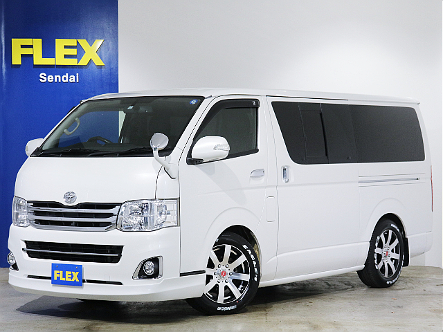 ★H24年式３型後期　ハイエースバン　ディーゼル　４WD【マルチロールトランスポーター/ダブルモニター/バックカメラ/レガンスエアロ】★